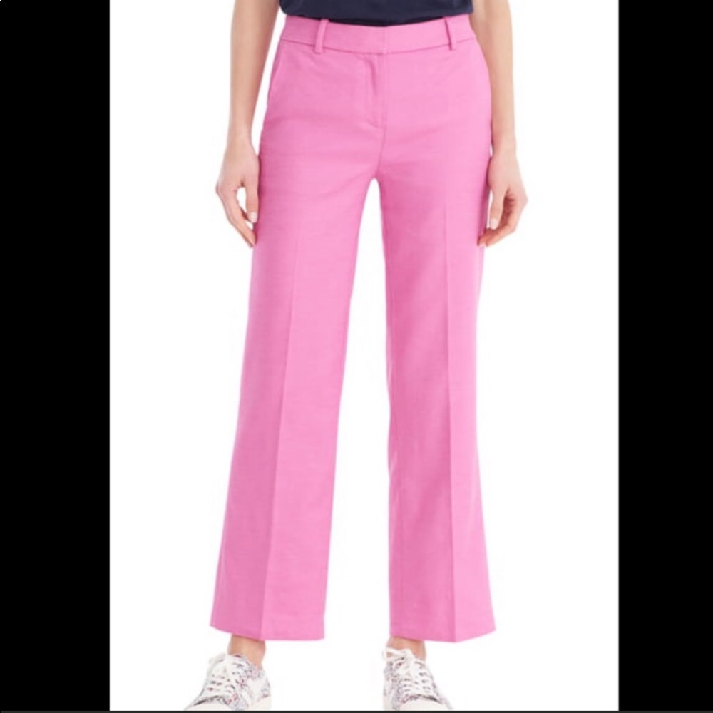 JCrew high rise Peyton wide leg pants